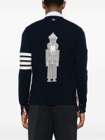 THOM BROWNE - Men Relaxed Fit Cardigan - Image 3