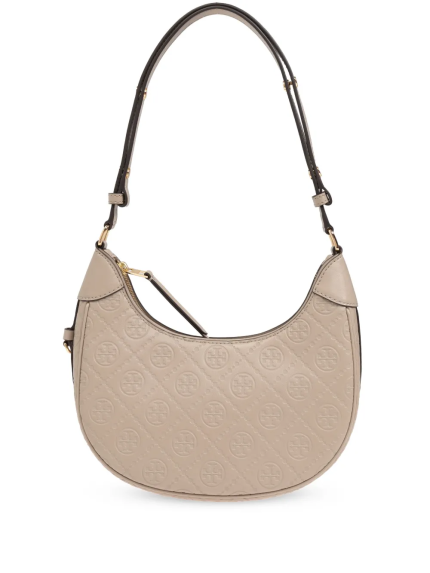 Tan bag, front view