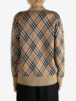 BURBERRY - Women Checkered Cardigan - Image 3