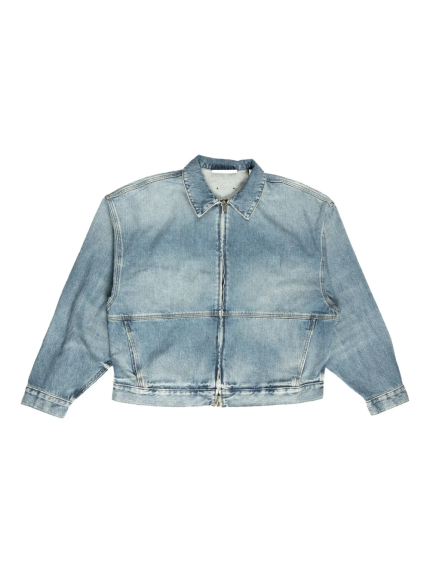 FEAR OF GOD ESSENTIALS - Men Denim Trucker Jacket