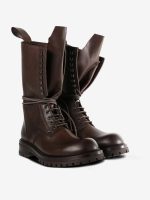 RICK OWENS - Men Stivali In Pelle Army Laced Boot - Image 2