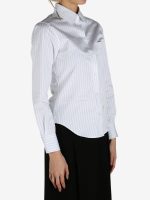 THOM BROWNE - Women Classic Long Sleeve Round Collar Shirt - Image 2