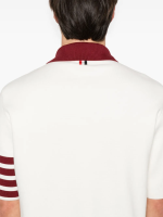 THOM BROWNE - Men Rugby Fit Milano Stitch Short Sleeve Polo - Image 3