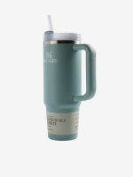 Green tumbler, front view