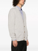 MAISON KITSUNE - Men Baby Fox Patch Regular Cardigan - Image 2