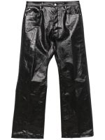 RICK OWENS - Men Coated Denim Geth Jeans - Image 5
