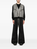 RICK OWENS - Men Leather Padded Cargo Vest