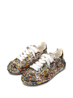 MAISON MIHARA YASUHIRO - Men Blakey Original Sole Sputtering Canvas Low-Top Sneaker - Image 3