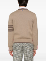 THOM BROWNE - Men Milano Stitch Crew Neck Shirt - Image 3