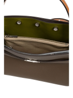 TORY BURCH - Women Lee Radziwill Color-Block Pebbled Small Double Bag - Image 5