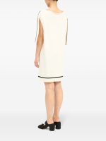 MM6 Maison Margiela - Women Varsity Jacquard Mini Dress - Image 4