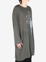 YOHJI YAMAMOTO POUR HOMME - Men Big Long Sleeve Pt Shirt - Image 2