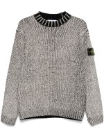 STONE ISLAND - Men Chenille Mock Neck Jumper - Image 5