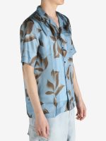 DRIES VAN NOTEN - Men Silk Button-Up Shirt - Image 2