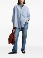 POLO RALPH LAUREN - Women Long Sleeve Oxford Collared Sport Shirt - Image 3