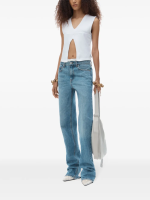 ALEXANDER WANG - Women Mid Rise Relaxed Straight Pointelle Undie