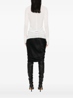RICK OWENS - Women Rib LS T-Shirt - Image 3