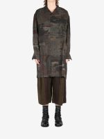 ZIGGY CHEN - Men Digital Print High Neck Long Shirt - Image 4