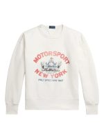 POLO RALPH LAUREN - Men Long-Sleeve Seasonal Fleece Print Motorsport Crewneck - Image 4