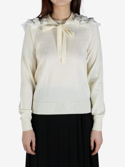 COMME DES GARCONS COMME DES GARCONS - Women Ruffle Neckline Sweater