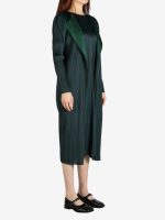 PLEATS PLEASE ISSEY MIYAKE - Women Merry Bicolor Coat - Image 2