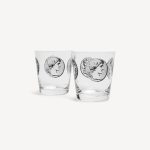 FORNASETTI - SET OF 2 Water Glasses Cammei