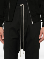 RICK OWENS - Men Drawstring Cropped Trousers - Image 4