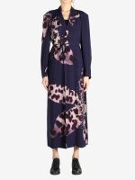 DRIES VAN NOTEN - Women Viscose Floral Print Embellished Coat