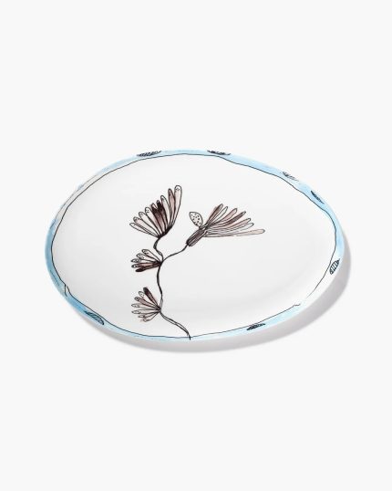 Blue plate,front view