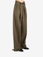 DRIES VAN NOTEN - Women Belted Wool Trouser - Image 2