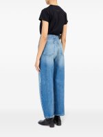 MM6 Maison Margiela - Women Blue Denim Trouser - Image 4