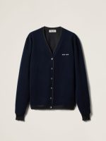 MIU MIU - Women Silk Cashmere Cardigan - Image 5