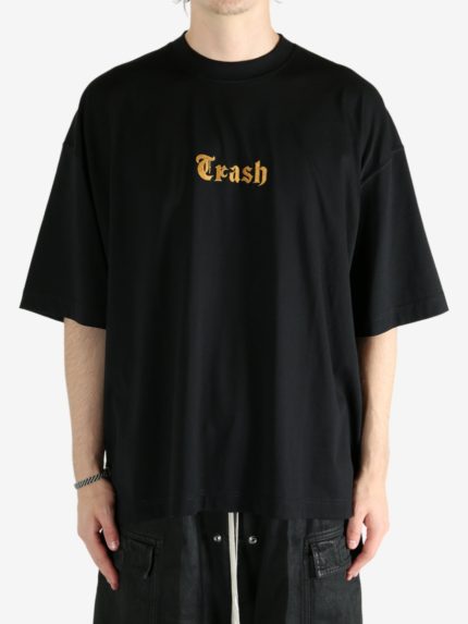 VETEMENTS - Men Trash Embroidered Regular T-Shirt