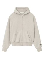 FEAR OF GOD ESSENTIALS - Men Classic Fit Fleece Zip-Up Hoodie