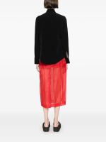 YOHJI YAMAMOTO - Women Stole Detail Blouse - Image 3
