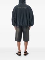 ALEXANDER WANG - Unisex Graphic Logo Zip Up Hoodie - Image 4